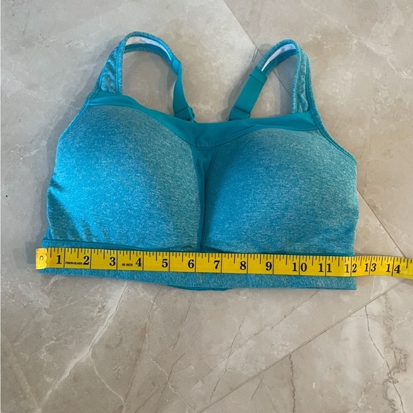 C9 Champion Sports Bra Size See Photos Turquoise Racerback Adjustable Straps - Picture 2 of 7